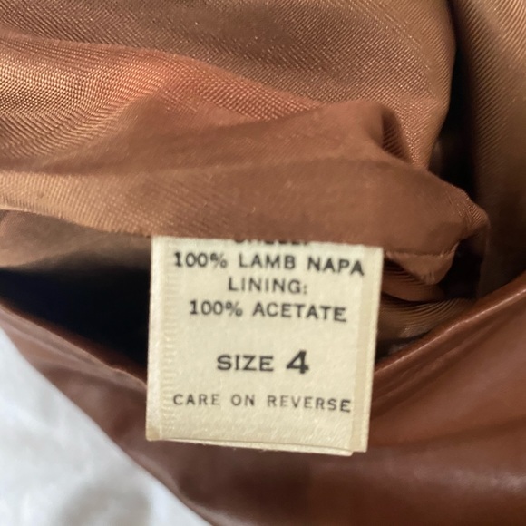 Spitalnick Vintage Leather skirt - Picture 3 of 3